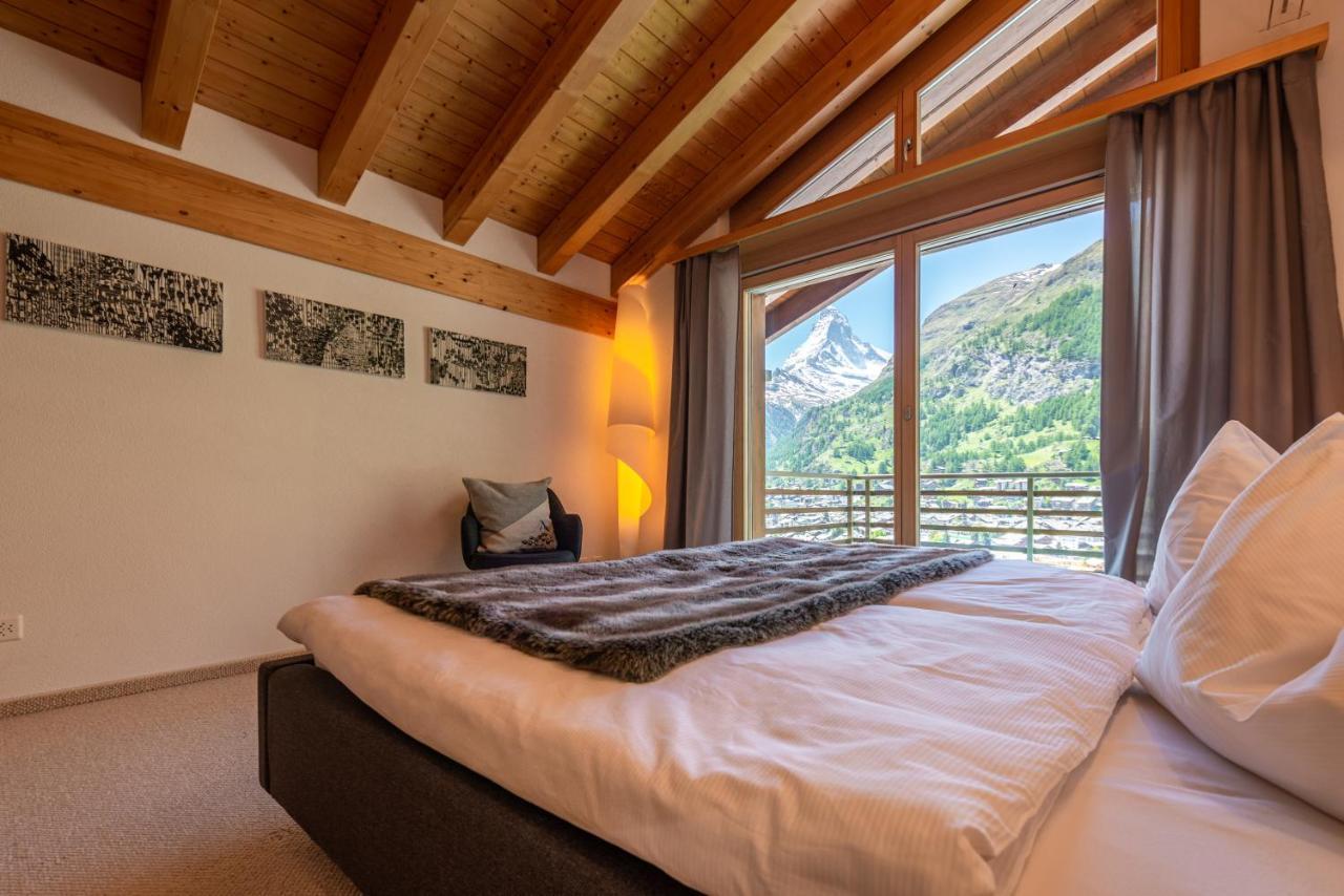 Modern Apartment With View Over Zermatt Zewnętrze zdjęcie
